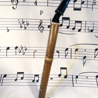 Black Bamboo Saxaflute - Jazzy Pocket Sax (Soprano / Alto / Tenor)